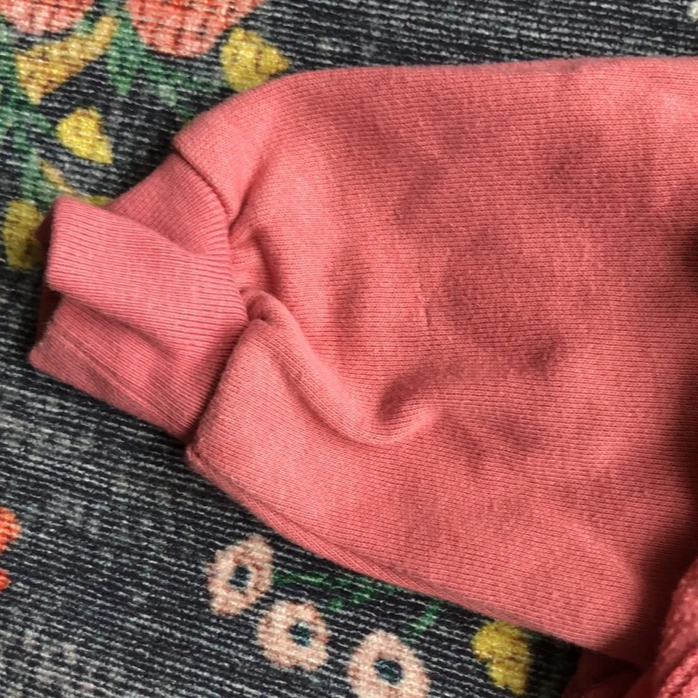 Baby Gap Pink Ruffle Sweatsuit Romper, 3-6 Months